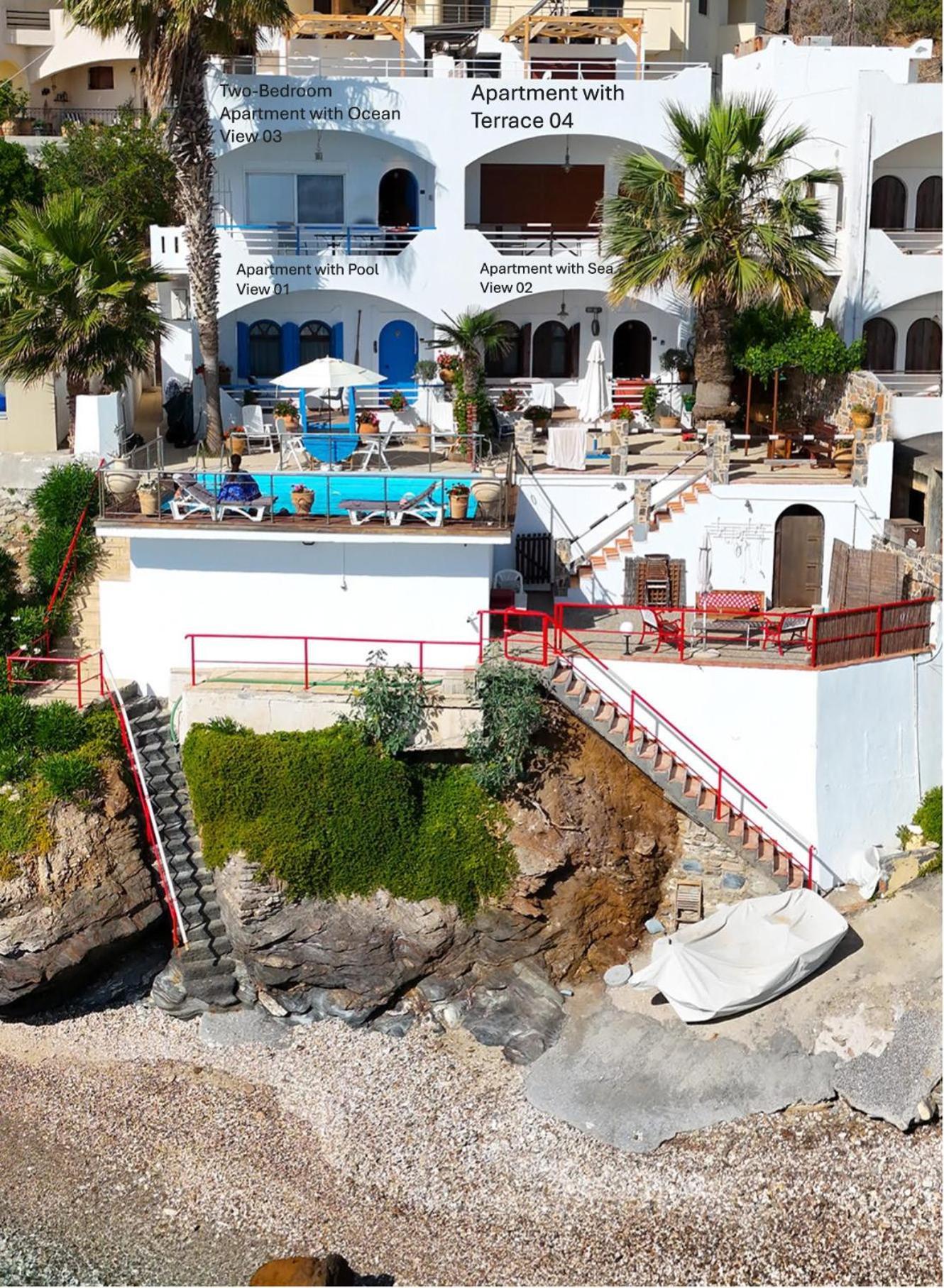 Exclusive Seaside Retreat With Shared Pool & Private Access Palaiokastro (Crete)